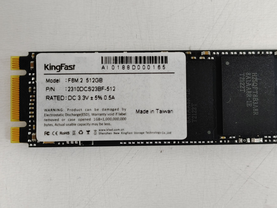 KingFast F6M.2 2310DCS23BF-512 512 GB M.2 80mm Solid State Drive