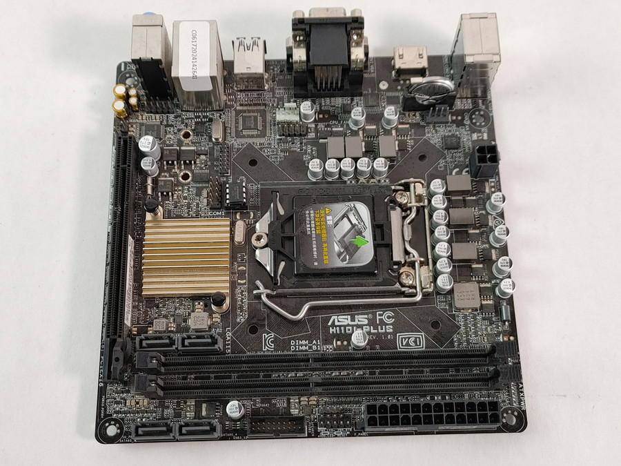 Asus  H110I-PLUS Intel LGA 1151 DDR4 SDRAM Desktop Motherboard w/ I/O shield