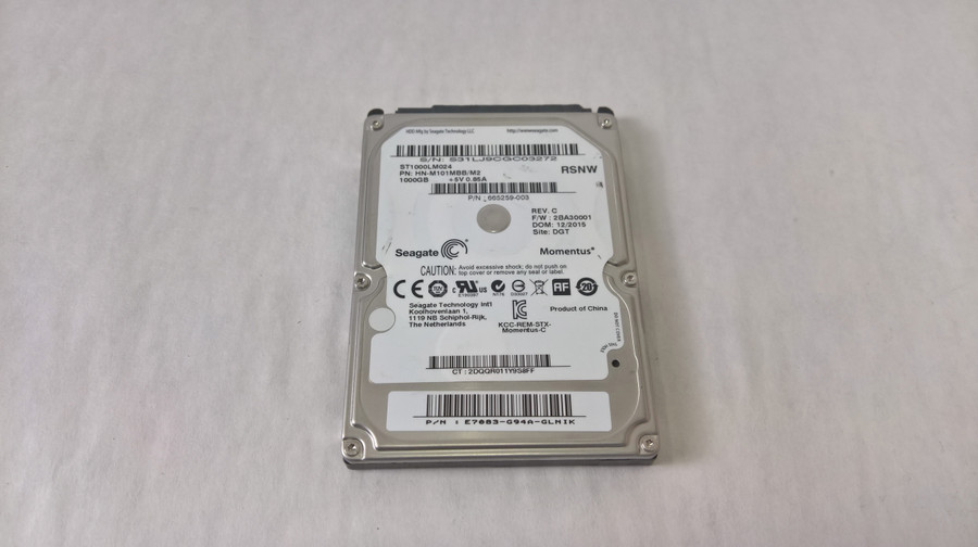 Seagate Momentus ST1000LM024 1 TB SATA II 2.5 in Laptop Hard Drive