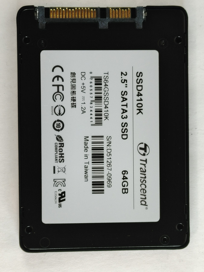 Transcend SSD410K TS64GSSD410K 64 GB SATA III 2.5 in Solid State Drive