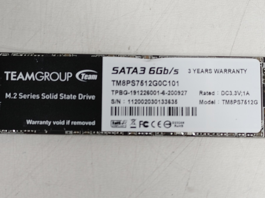TeamGroup TM8PS7512G 512 GB M.2 80mm Solid State Drive