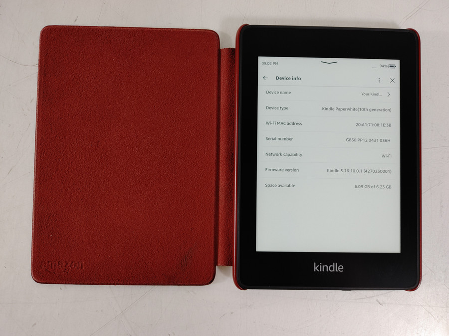 Amazon Kindle Paperwhite (10th Generation) 8 GB Kindle OS (WiFi Only)