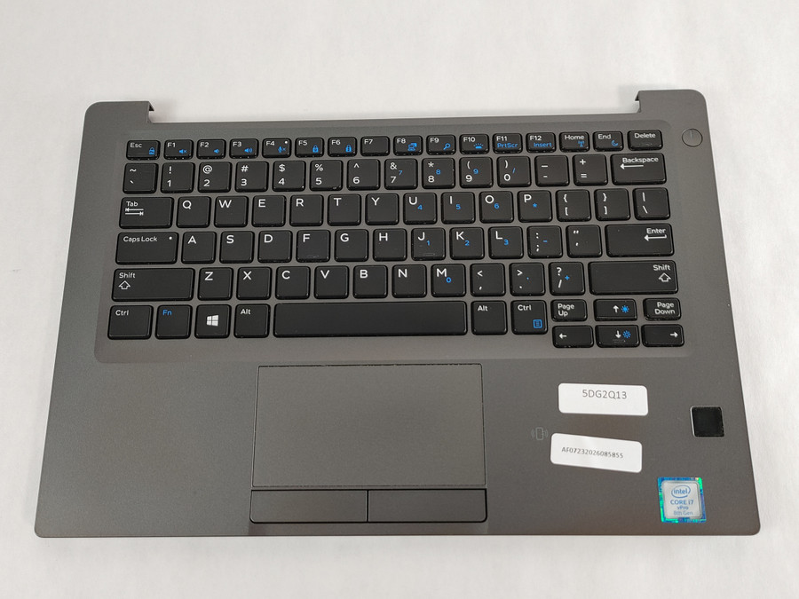 Dell Latitude 7390 Palmrest Touchpad Assembly 8FD0F