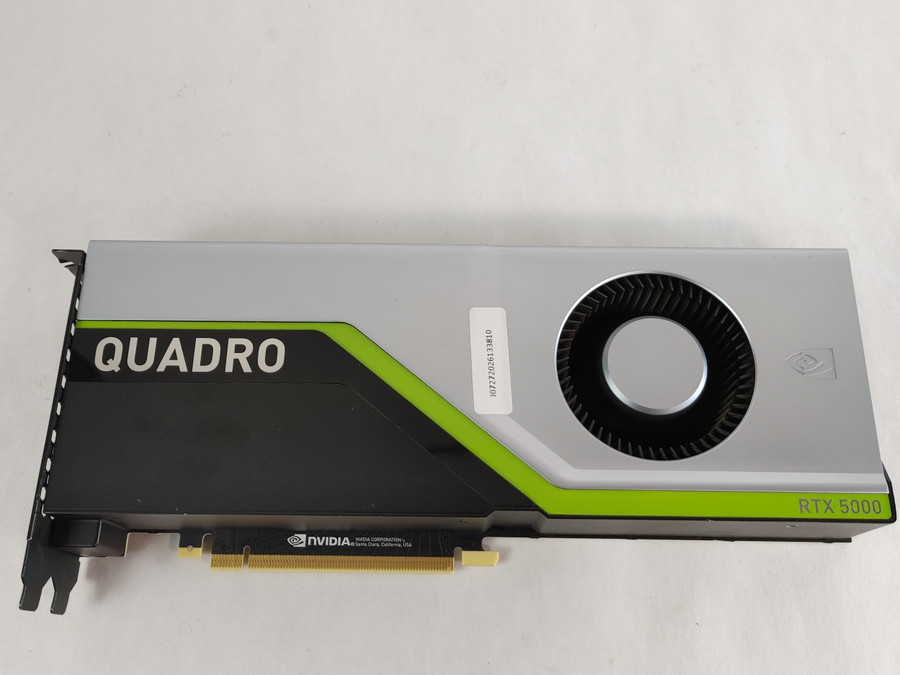 PNY NVIDIA Quadro RTX 5000 16 GB GDDR6 PCI Express 3.0 x16 Video Card