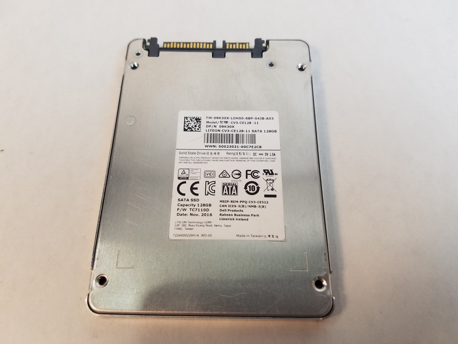 Lot of 2 LiteOn CV3-CE128 CV3 Series 128 GB 2.5 in SATA III Solid State Drive