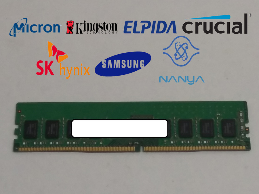 Major Brand 4 GB DDR4-2133P PC4-17000U 1Rx8 1.2V DIMM Desktop RAM