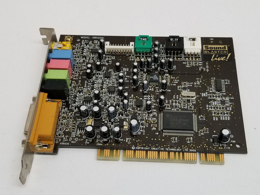 Creative Sound Blaster Live! SB0200 PCI  Sound Card