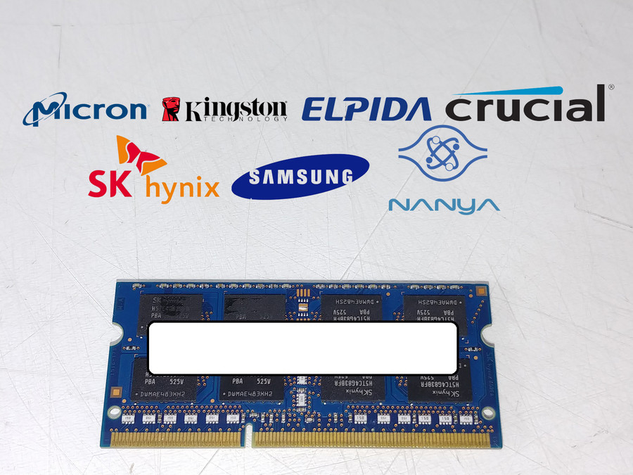 Lot of 5 8 GB DDR3L-1600 PC3L-12800S 2Rx8 DDR3L SDRAM 1.35V Laptop Memory