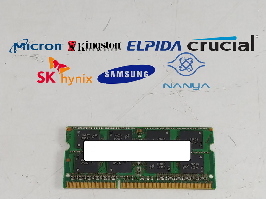 Lot of 2 8 GB DDR3-1600 PC3-12800S 2Rx8 DDR3 SDRAM Laptop Memory