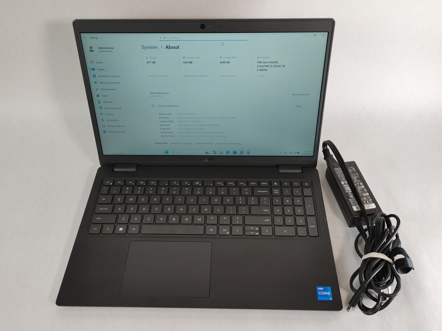 Dell Latitude 3520 Core i5-1135G7 2.40 GHz 8 GB DDR4 512 GB NVMe Windows 11 Pro Laptop WINACTB9 B9
