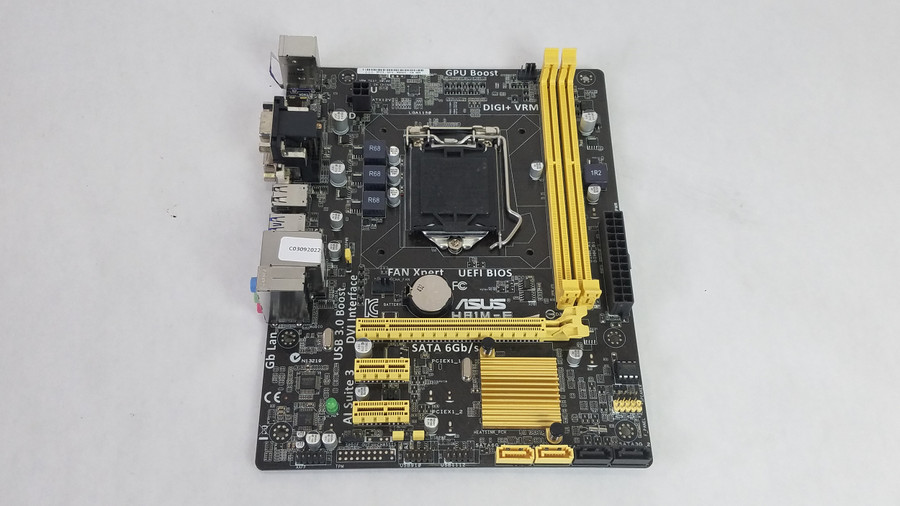 Lot of 2 Asus  H81M-E Intel LGA 1150 DDR3 SDRAM Desktop Motherboard