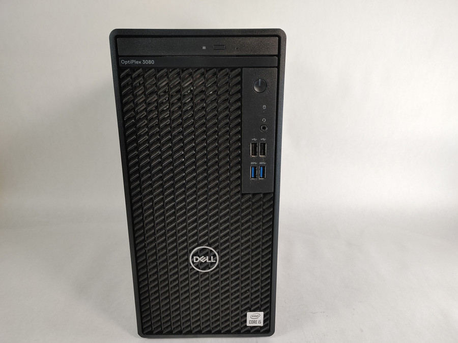 Dell OptiPlex 3080 Tower Core i5-10500 3.10 GHz 8 GB DDR4 256 GB NVMe Windows 11 Pro Desktop WINACTD4 D4