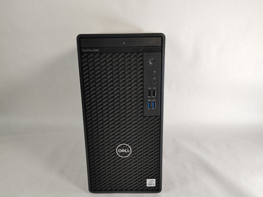 Dell OptiPlex 3080 Tower Core i5-10500 3.10 GHz 8 GB DDR4 256 GB NVMe Windows 11 Pro Desktop WINACTD7 D7