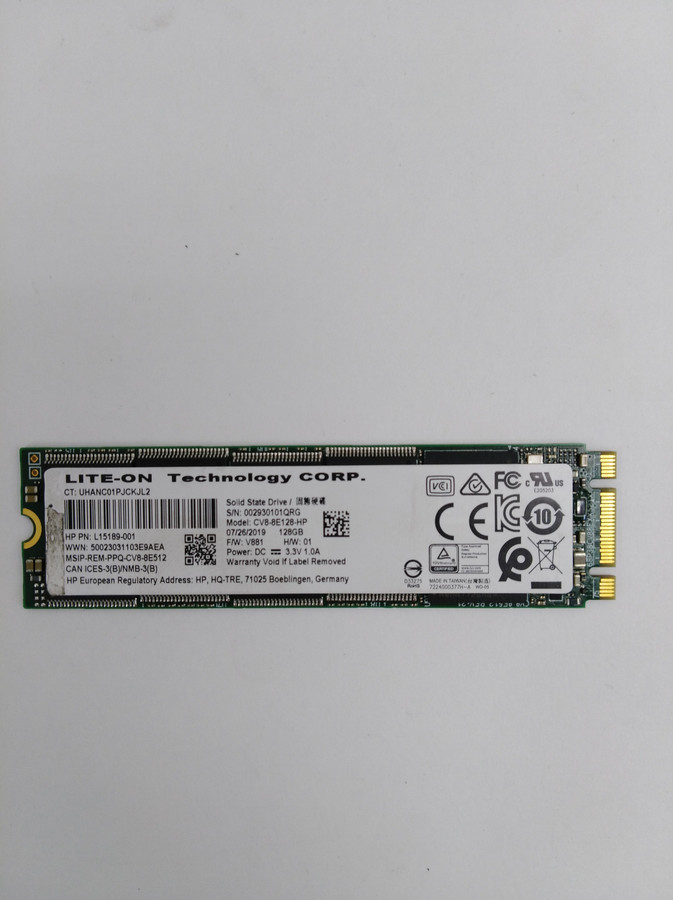 LiteOn CV8 Series CV8-8E128-HP 128 GB M.2 80mm Solid State Drive