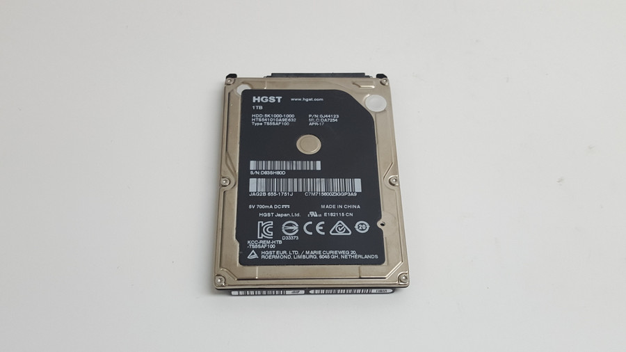 HGST Apple Travelstar HTS541010A9E632 1TB SATA III 2.5 in Laptop Drive