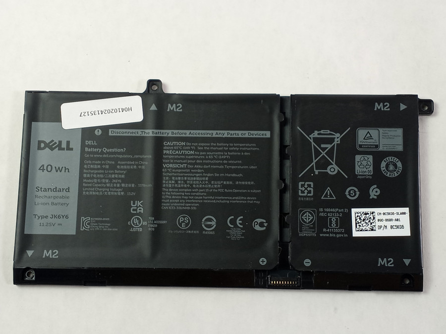 Dell JK6Y6 3378mAh 3 Cell Laptop Battery for Inspiron 5400 2-in-1