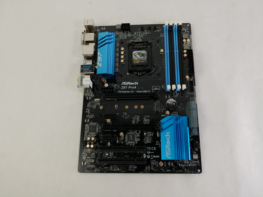 ASRock  Z97 Pro4 Intel LGA 1150 DDR3 SDRAM Desktop Motherboard w/ I/O shield