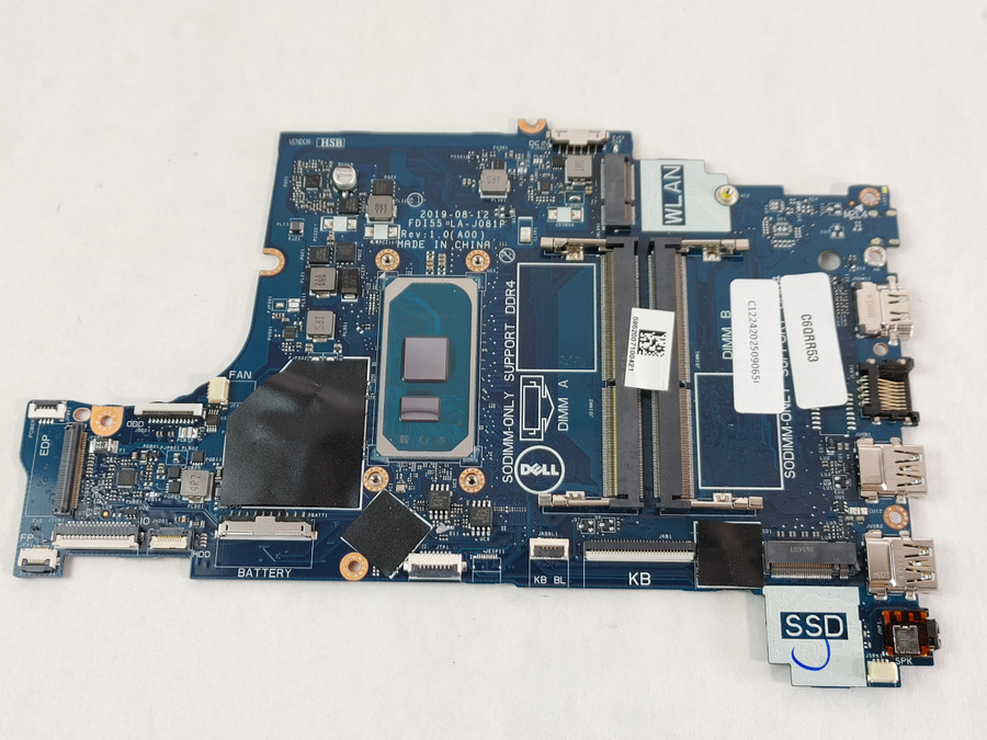 Dell Inspiron 15 3593 Core i7-1065G7 1.30 GHz DDR4 Motherboard 04C38