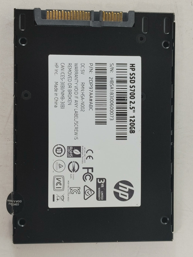 HP S700 2DP97AA#ABC 120 GB SATA III 2.5 in Solid State Drive