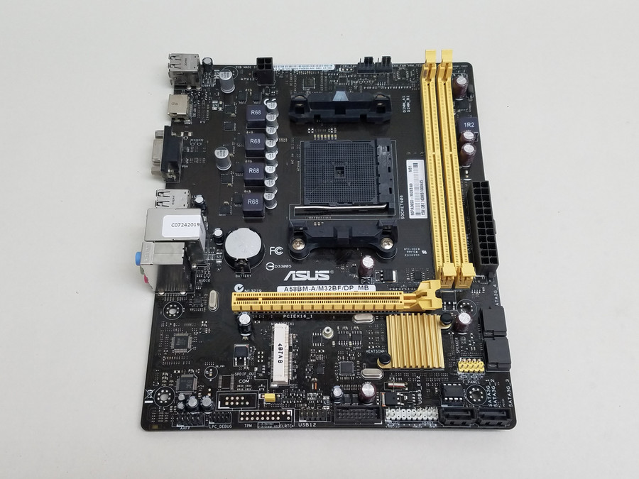 Asus  A58BM-A/M32BF  Socket FM2+ DDR3 Desktop Motherboard w/ I/O shield