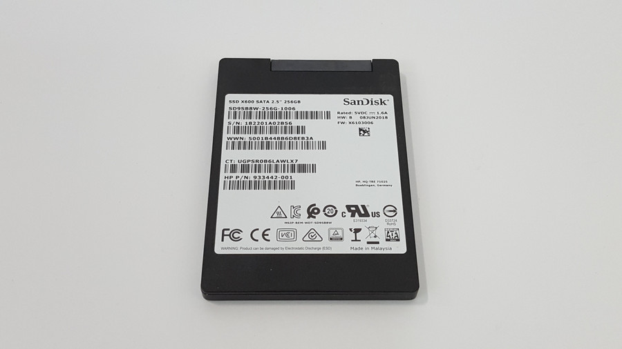 SanDisk X600 SD9SB8W-256G-1006 256 GB SATA III 2.5" Solid State Drive