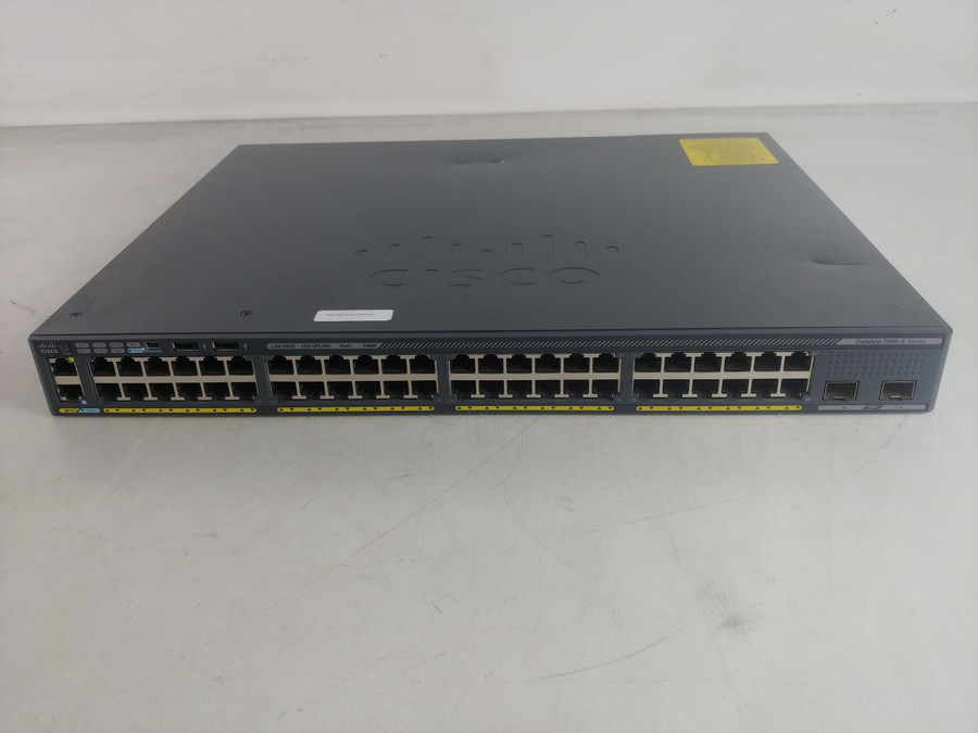 Cisco Catalyst WS-C2960X-48FPD-L 48-Port Gigabit Ethernet Managed PoE+ Ethernet Switch