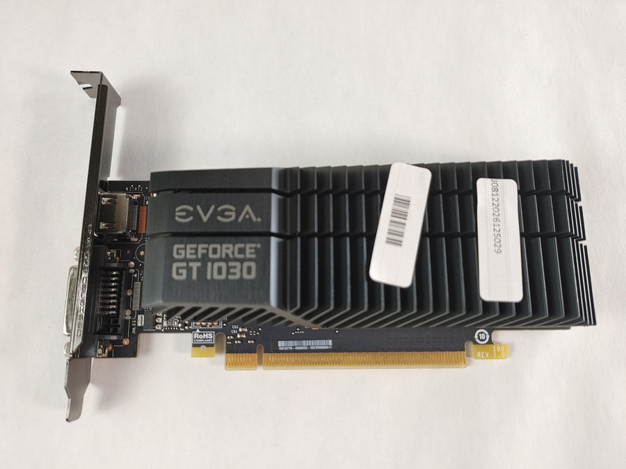 EVGA NVIDIA GeForce GT 1030 SC 2 GB GDDR5 PCI Express 3.0 x16 Video Card