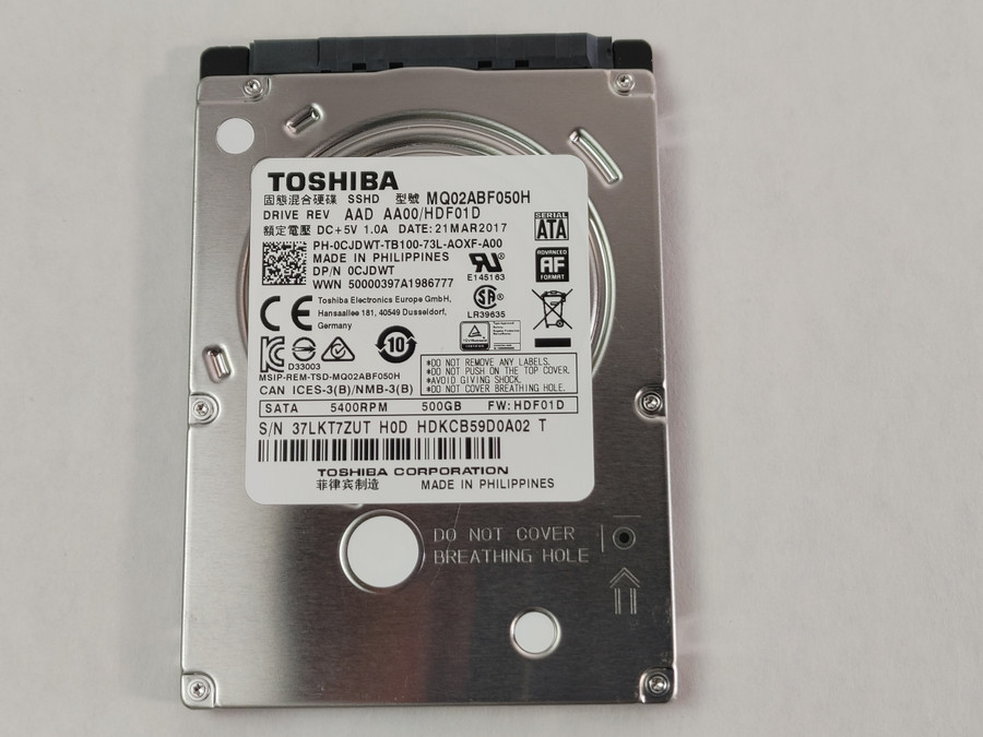 Toshiba Mobile MQ02ABF050H 500 GB 2.5 in SATA III Laptop Hard Drive