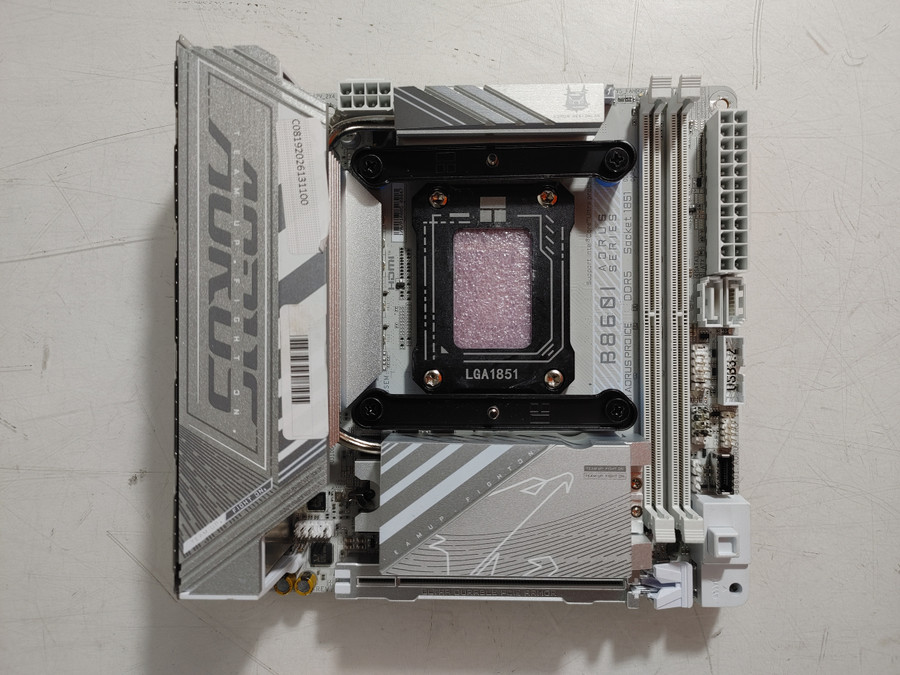 Gigabyte B860I AORUS PRO ICE Intel LGA 1851 DDR5 Desktop Motherboard
