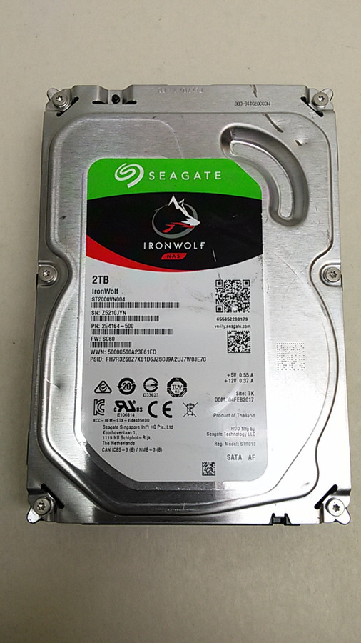 Seagate ST2000VN004 IronWolf NAS 2 TB 3.5" SATA III NAS Hard Drive