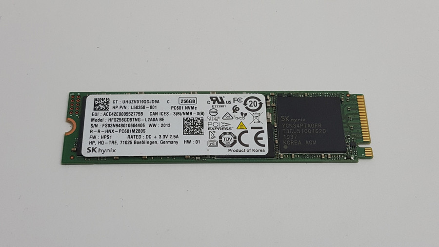 SK Hynix  PC601 HFS256GD9TNG-L2A0A 256 GB NVMe 80mm SSD