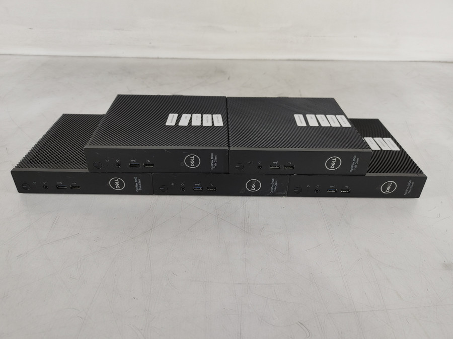 Lot of 5 Dell OptiPlex 3000 Thin Client Celeron N5105 2.00 GHz 4 GB DDR4 32 GB eMMC F5