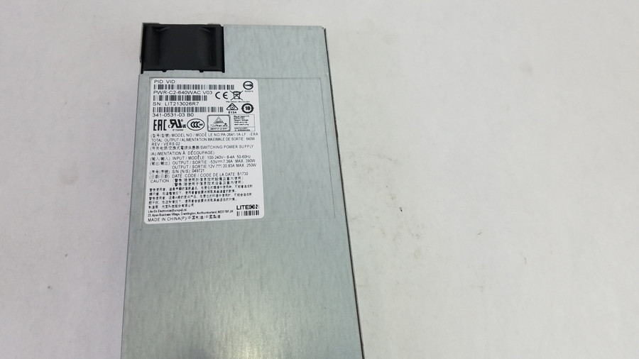 Cisco PWR-C2-640WAC Hot Swap 640W 1U Server Power Supply