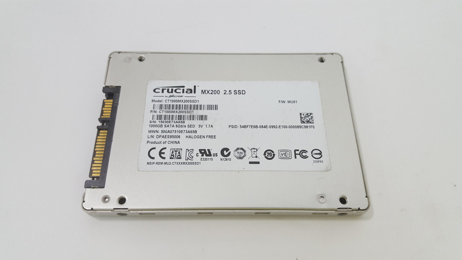 Crucial  MX200 CT1000MX200SSD1 1 TB SATA III 2.5 in SSD