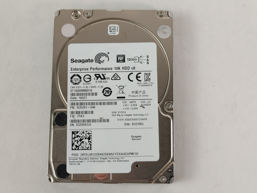 Seagate ST1800MM0018 1.8 TB SAS 3 2.5 in Enterprise Drive