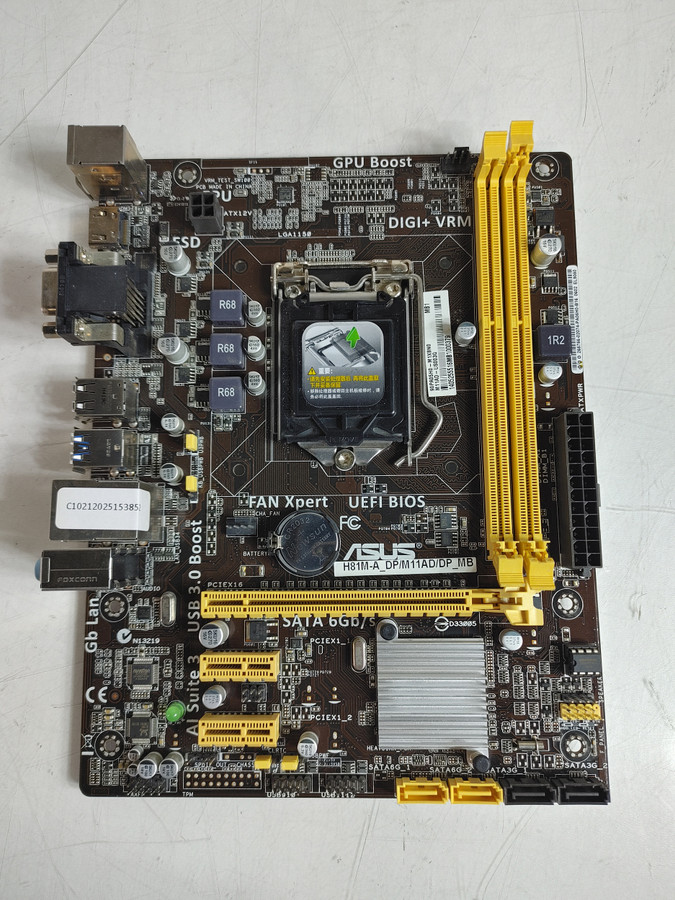 Asus H81M-A_DP/M11AD Intel LGA 1150 DDR3 Desktop Motherboard