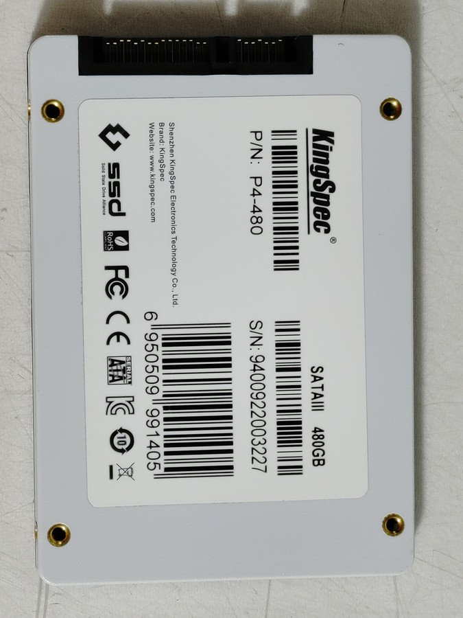 KingSpec P4-480 480 GB SATA III 2.5 in Solid State Drive