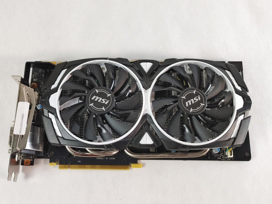MSI NVIDIA GeForce GTX 1070 Ti Armor 8 GB GDDR5 PCI Express 3.0 x16 Video Card