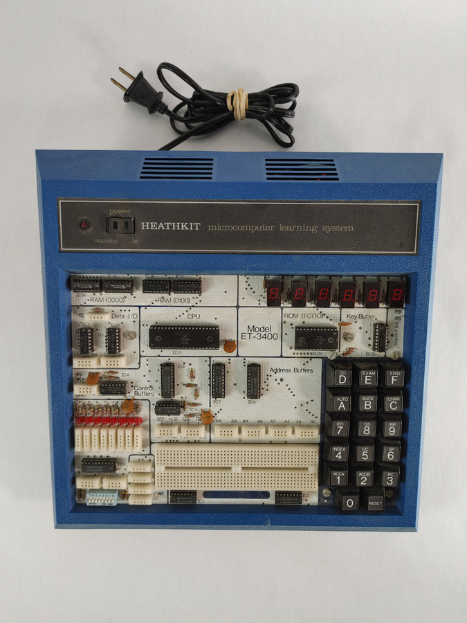 Vintage Heath ET-3400 Series 04848 Microcomputer Trainer For Parts