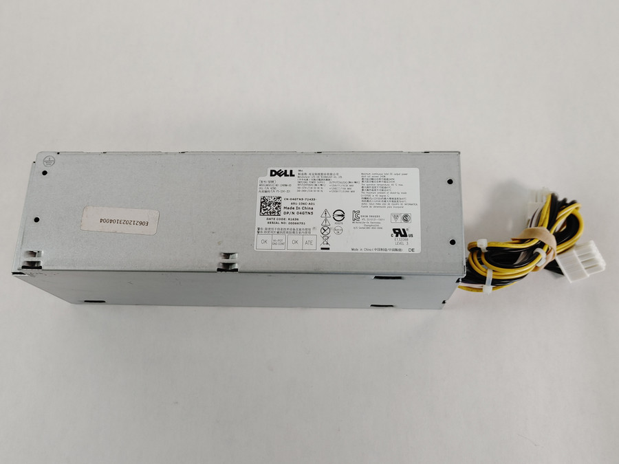 Lot of 2 Dell OptiPlex 7040 SFF 8 Pin 240W Desktop Power Supply 4GTN5