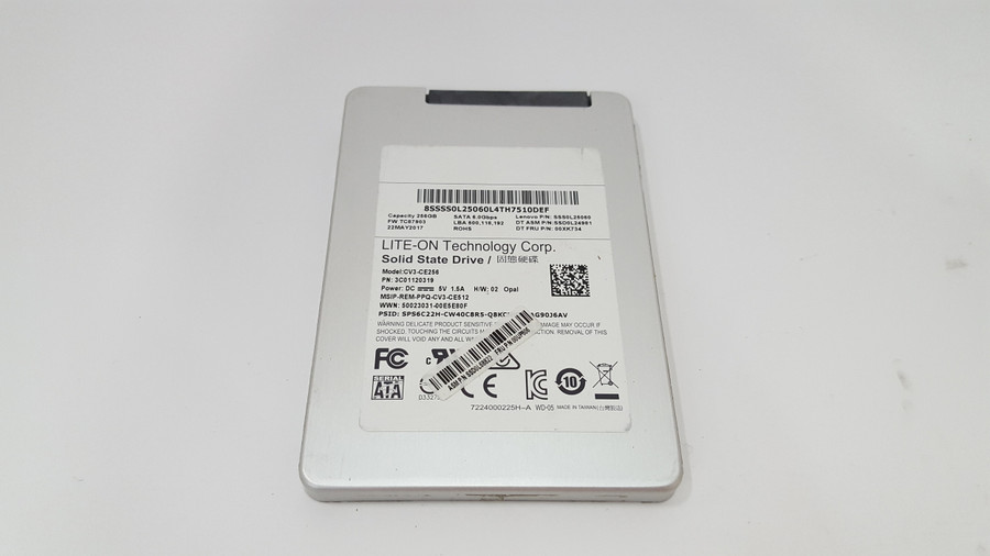 LiteOn CV3 Series CV3-CE256 256 GB SATA III 2.5 in Solid State Drive