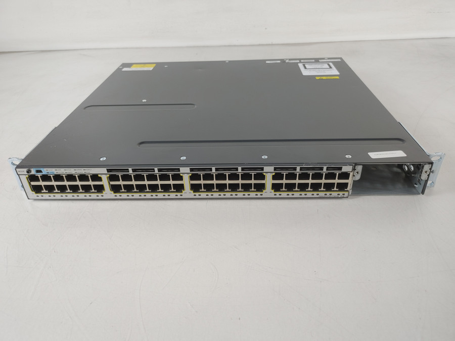 Cisco Catalyst WS-C3750X-48P-S 48-Port Gigabit Ethernet Managed PoE+ Switch