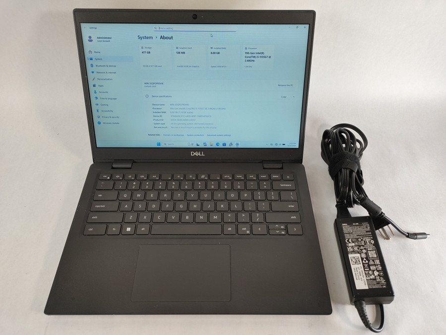 Dell Latitude 3420 Core i5-1135G7 2.40 GHz 8 GB DDR4 512 GB NVMe Windows 11 Pro Laptop WINACTC5 C5