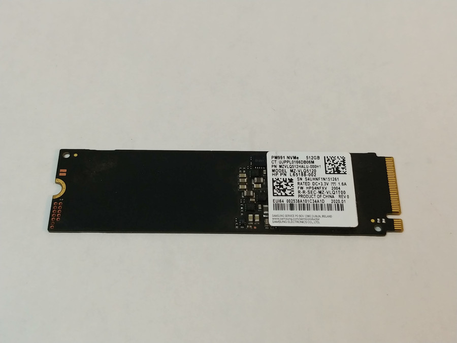 Samsung MZ-VLQ5120 PM991 512 GB NVMe M.2 80mm Solid State Drive