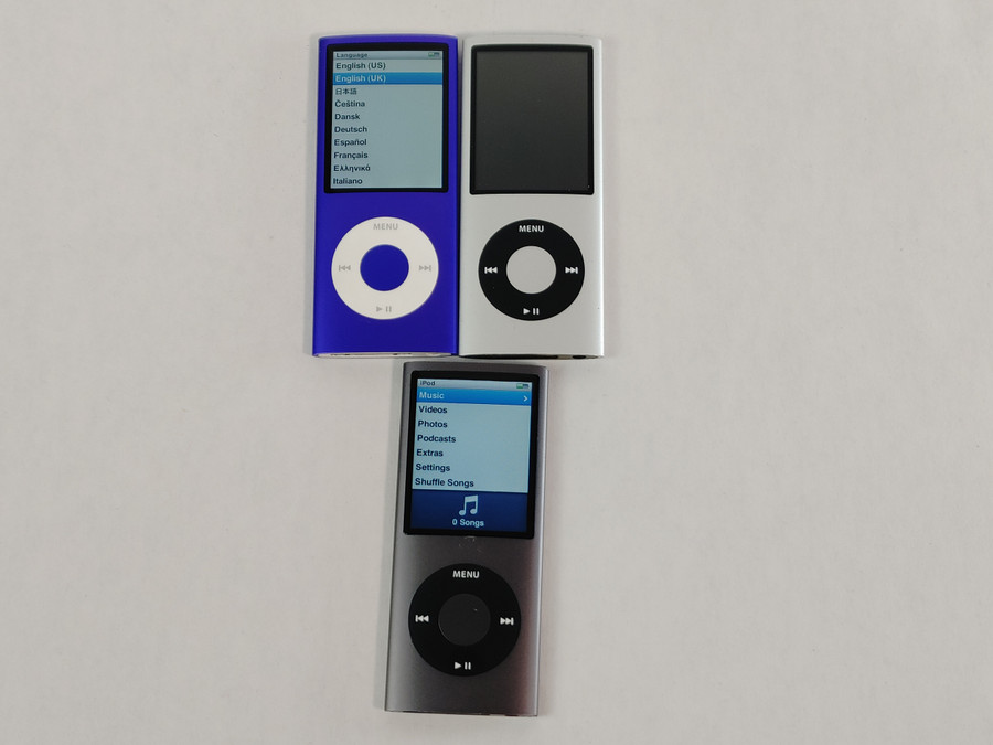 Apple A1285 Lot of 3 iPod Nano (4th Gen.) 8 GB For Parts