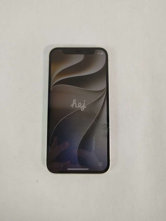 Apple iPhone 12 Mini A2176 128 GB iOS 27.0 White Wi-Fi + 5G Smartphone Unlocked For Parts