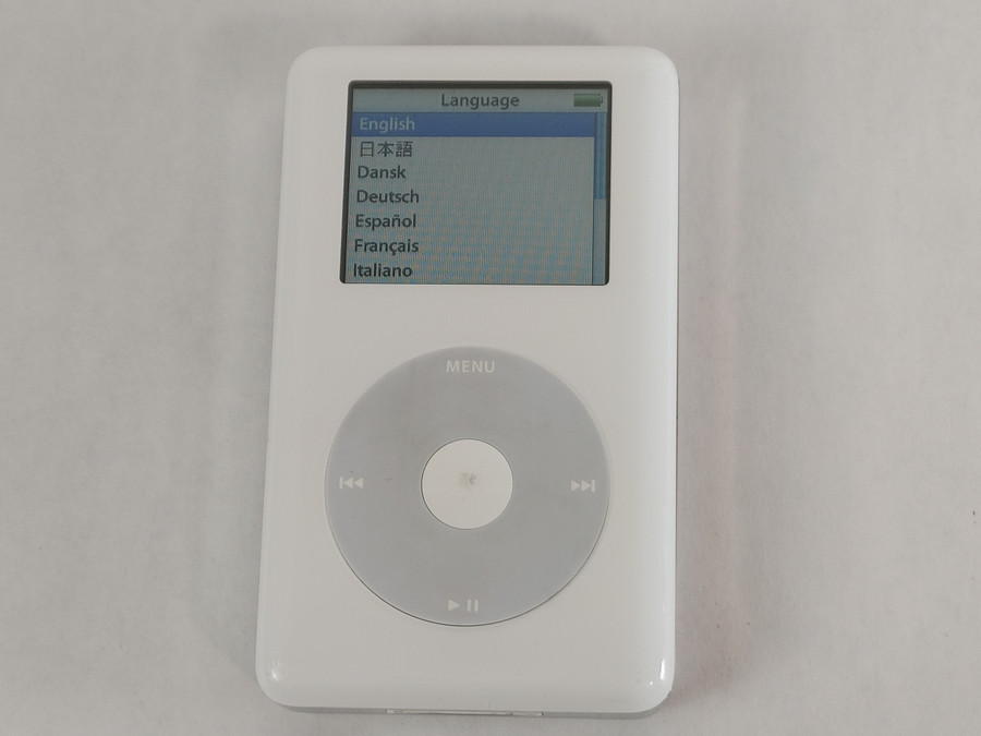 Apple A1099 iPod (4th Generation) 60 GB White For Parts