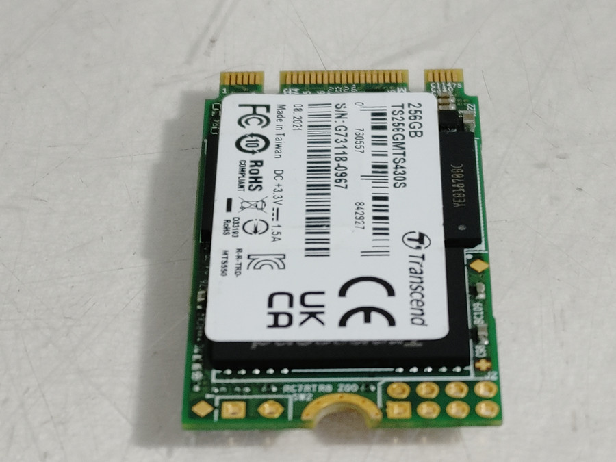 Lot of 2 Transcend TS256GMTS430S 256 GB M.2 42mm Solid State Drive