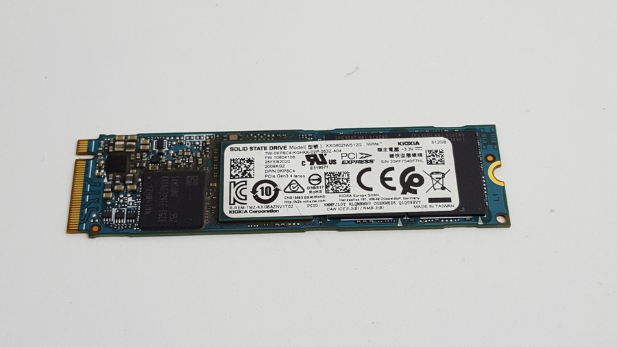 Lot of 2 Toshiba XG6 KXG60ZNV512G 512 GB NVMe M.2 2280 80mm Solid State Drive