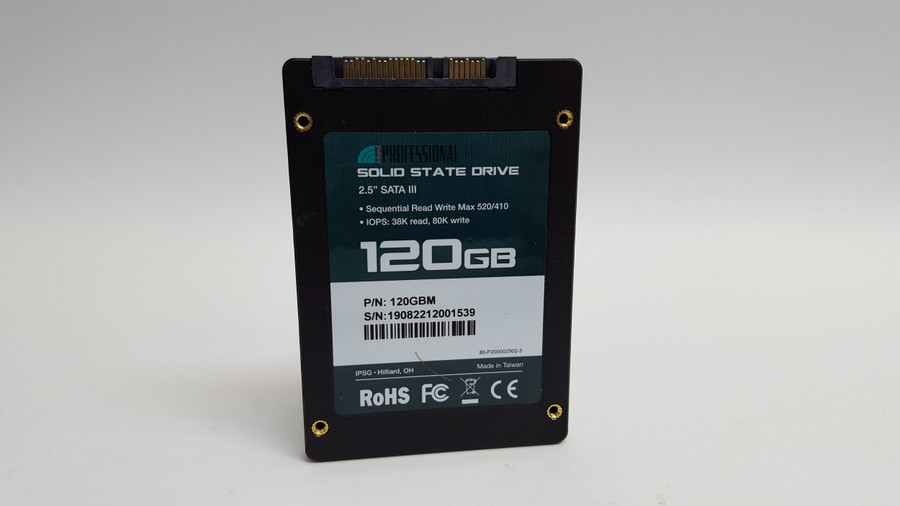Lot of 2 Inland Professional 120GBM 120 GB SATA III 2.5 in Solid State Drive